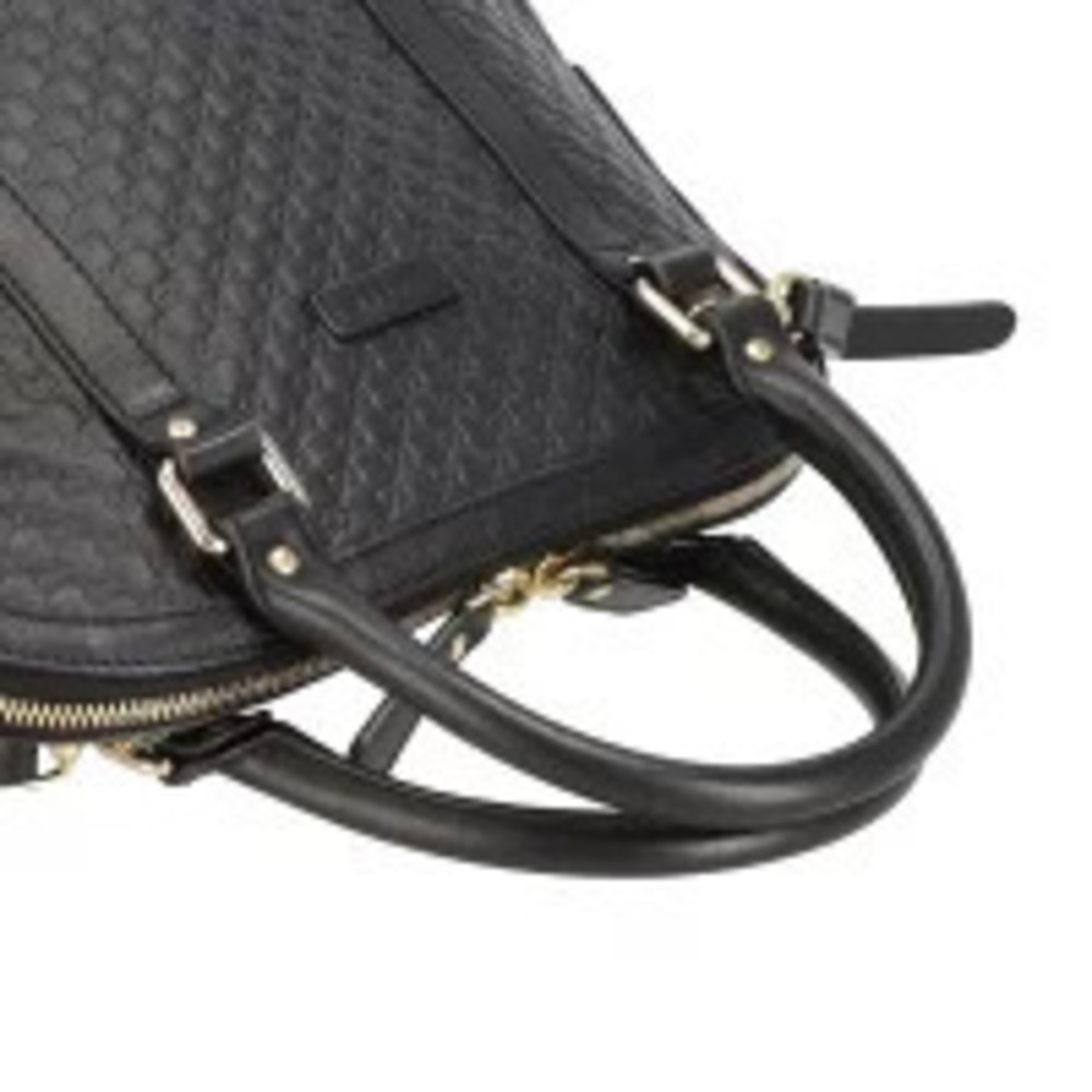 Gucci ssima Dome Bag Leather Black - Picture 3 of 6